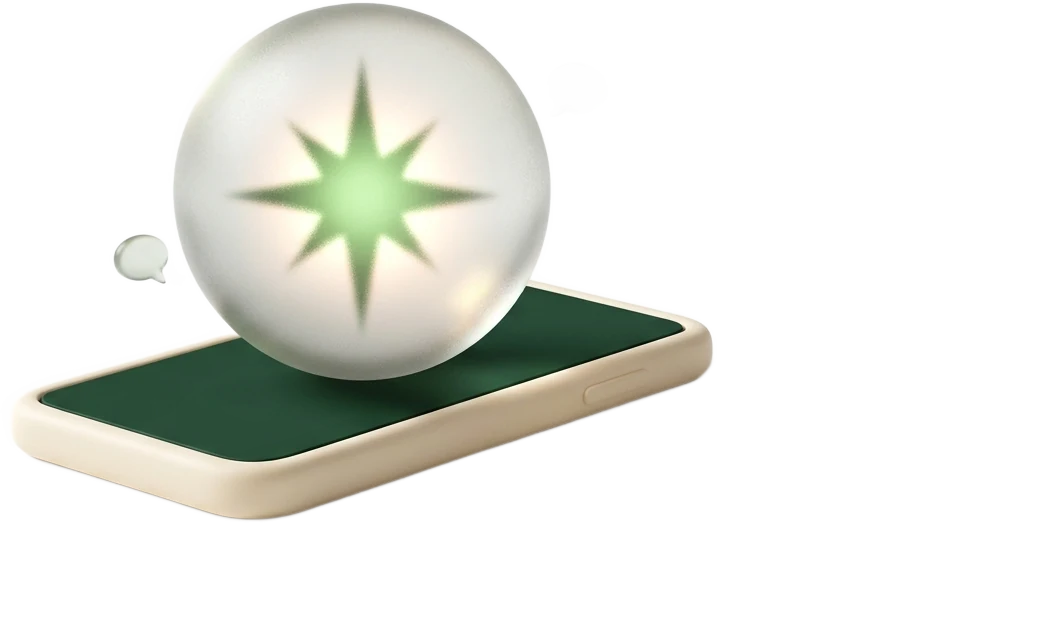 Ilustración de atención por WhatsApp con inteligencia artificial